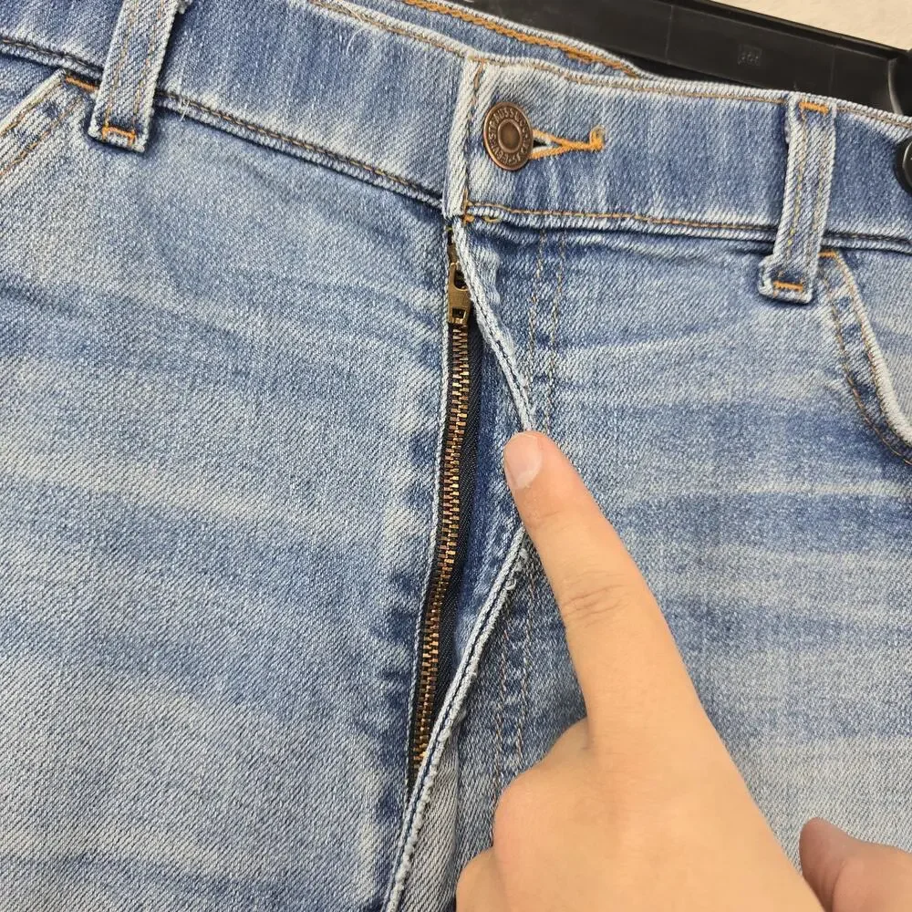 Vtg Levi's 541 Jeans Mens 38x29 (Fits 36x29) Blue Brown Tab Denim Relaxed 90s